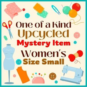 Mystery Box One of a Kind Upcycled Item Women’s Small Unique Fun Eco Friendly